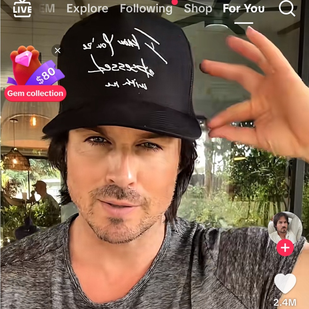 Ian Somerhalder Hat